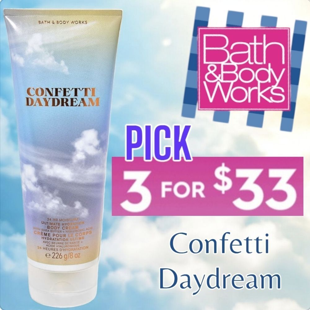 Confetti Daydream Body Cream by Bath and Body Works